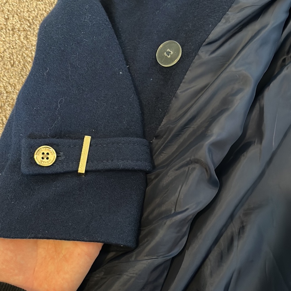 Michael Kors Navy pea coat - Picture 8 of 11